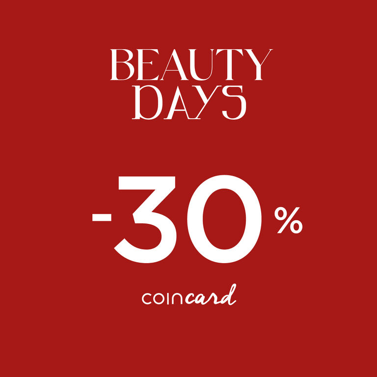 BEAUTY DAYS, WITH COINCARD -30% ON YOUR BEAUTY SHOPPING!