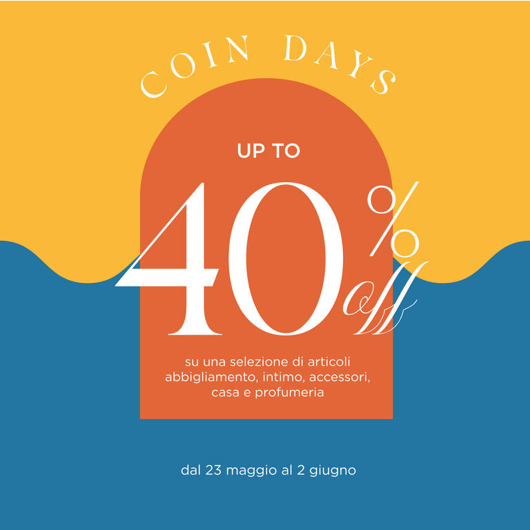 COIN DAYS UP TO 40%