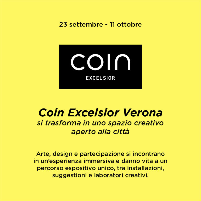   Arte e Design a Coin Excelsior Verona