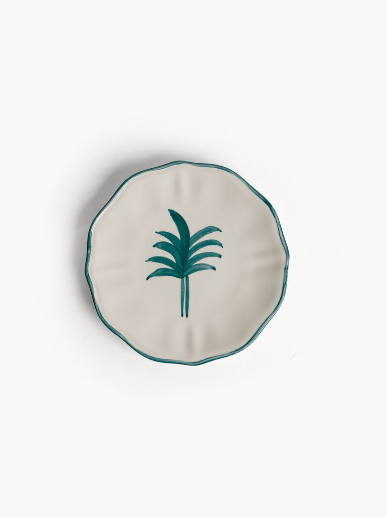 Piatto decoro palme