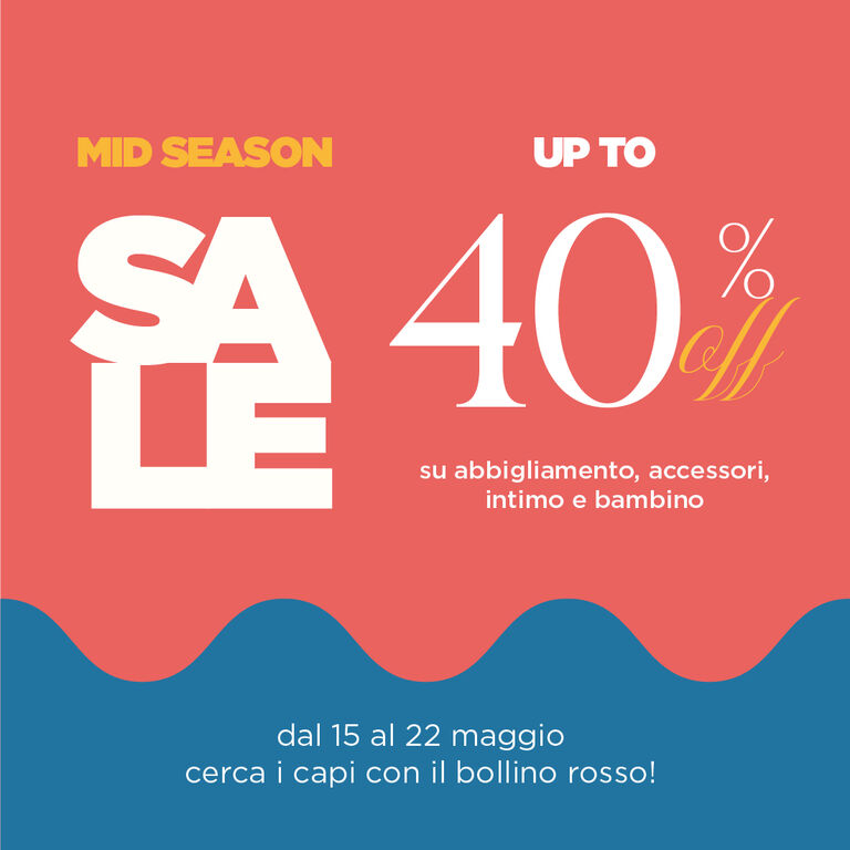 MID SEASON SALE UP TO 40%