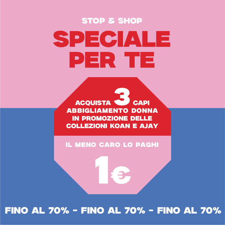 ACQUISTA 3 CAPI KOAN E AJAY IL MENO CARO LO PAGI 1€
